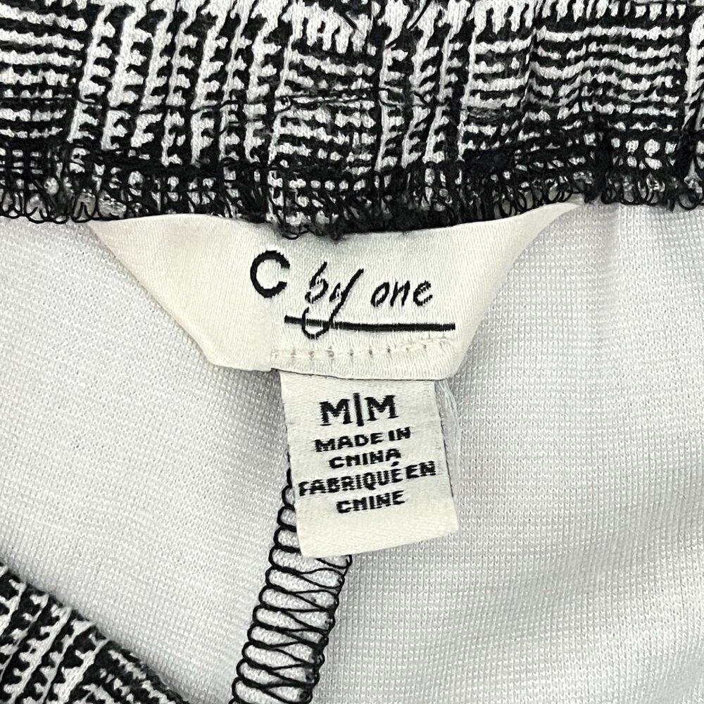 Jogger Style Dress Pants (2 pairs) Black/White Checked & Brown/Beige Tartan (M) - Picture 4 of 15